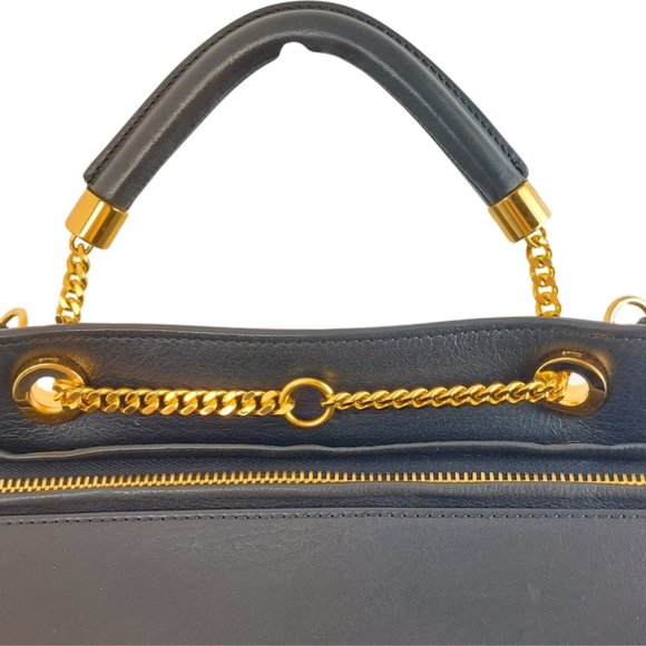 Chloe Goldie Medium Black Leather Shoulder Bag - Picture 11 of 16